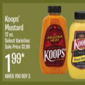 Jewel-Osco Koops' mustard offer