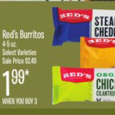 Jewel-Osco Red's burritos offer