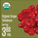 Jewel-Osco Organic grape tomatoes offer