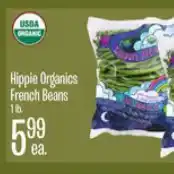 Jewel-Osco Hippie organics french beans offer