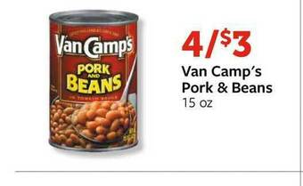 Fareway Van Camp's Pork & Beans 15 Oz offer