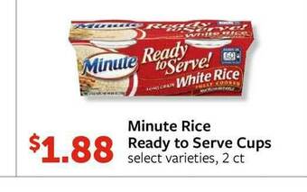 Fareway Minute Rice Ready To Serve Cups offer