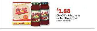 Fareway Chi-chi's Salsa Or Tortillas offer
