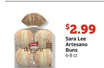 Fareway Sara Lee Artesano Buns offer