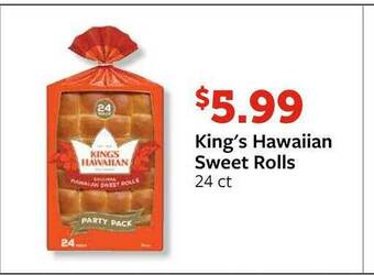 Fareway King's Hawaiian Sweet Rolls offer