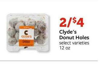 Fareway Clyde's Donut Holes offer