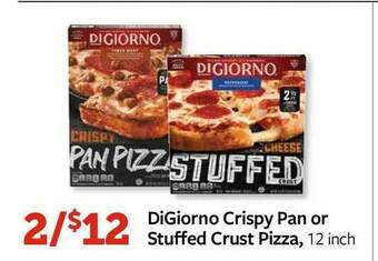 Fareway Digiorno Crispy Pan Or Stuffed Crust Pizza offer