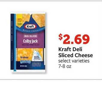 Fareway Kraft Deli Sliced Cheese offer