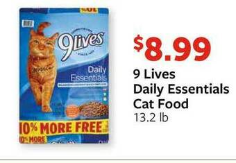 Fareway 9 Lives Daily Essentials Cat Food offer