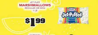 Fareway Jet Puff Marshmallows Regulaur Or Mini offer