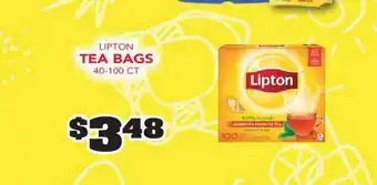 Fareway Lipton Tea Bags offer