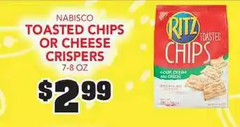 Fareway Nabisco Toasted Chips Or Cheese Crispers offer