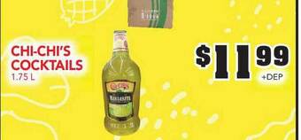 Fareway Chi-chi's Cocktails offer