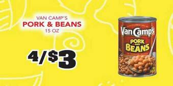 Fareway Van Camp's Pork & Beans offer