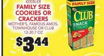 Fareway Keebler Family Size Cookies Or Crackers offer
