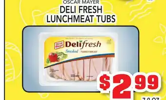 Fareway Oscar Mayer Deli Fresh Luchmeat Tubs offer