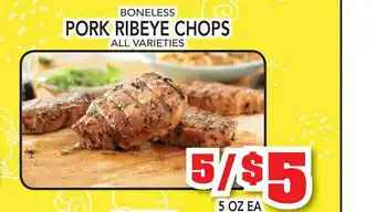 Fareway Boneless Pork Ribeye Chops All Varieties offer