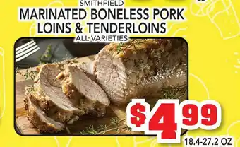 Fareway Smithfield Marinated Boneless Pork Loins & Tenderloins All Varieties offer