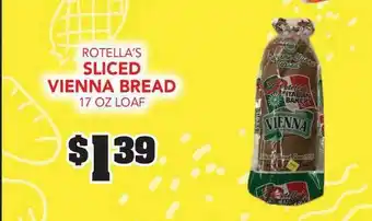 Fareway Rotella's Sliced Vienna Bread offer