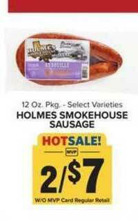 Food Lion Holmes Smokehouse Sausage offer