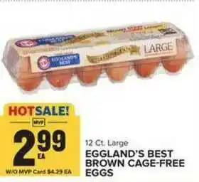 Food Lion Eggland's Best Brown Cage-free Eggs offer