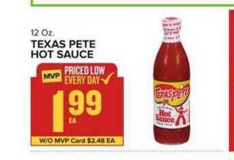 Food Lion Texas Pete Hot Sauce offer