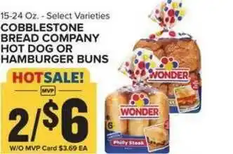 Food Lion Cobblestone Bread Company Hot Dog Or Hamburger offer