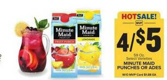 Food Lion Minute Maid Punches Or Ades offer