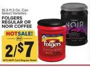 Food Lion Folgers Regular Or Noir Coffee offer