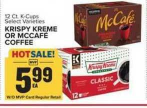 Food Lion Krispy Kreme Or Mccafe Coffee offer