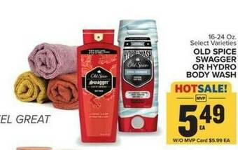 Food Lion Old Spice Swagger Or Hydro Body Wash offer