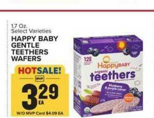 Food Lion Happy Baby Gentle Teethers Wafers offer