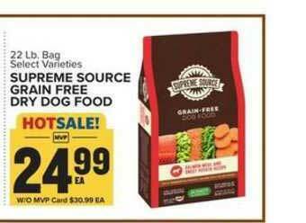 Food Lion Supreme Source Grain Free Dry Dog Food offer