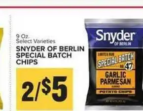 Food Lion Snyder Of Berlin Special Batch Chips offer