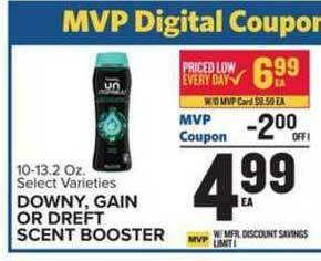 Food Lion Downy, Gain Or Dreft Scent Booster offer