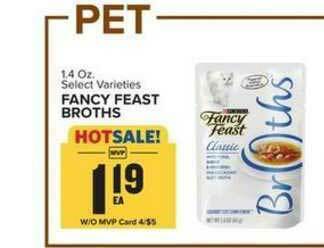 Food Lion Fancy Feast Broths offer