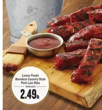 Lowes Foods Lowes Foods Boneless Country Style Pork Loins Ribs offer