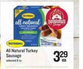 Lowes Foods All Natural Turkey Sausage offer