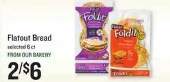 Lowes Foods Flatout Bread offer