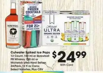 Ralphs Cutwater Spiked Ice Pops offer