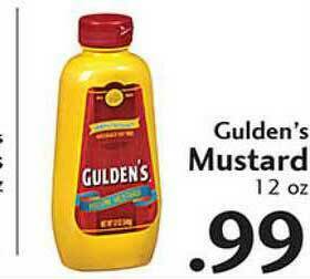 Sunset Foods Gulden's Mustard offer