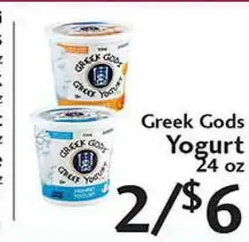 Sunset Foods Greek Gods Yogurt offer