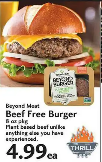 Sunset Foods Beyond Meat Beef Free Burger offer