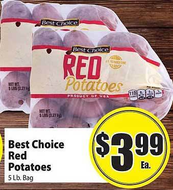 Food Giant Best choice red potatoes offer