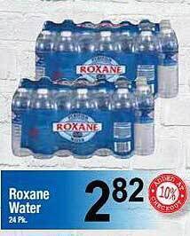 Food Giant Roxane water offer