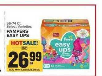 Food Lion Pampers easy ups offer