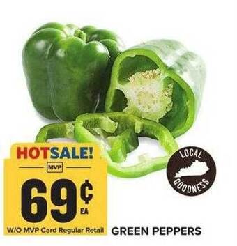 Food Lion Green peppers offer