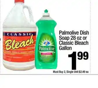 Super King Markets Palmolive Dish Soap 28 Oz Or Classic Bleach Gallon offer