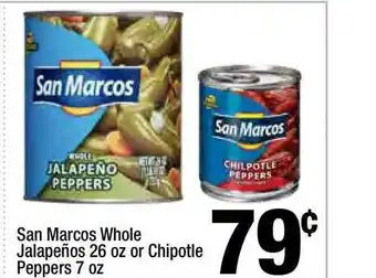 Super King Markets San Marcos Whole Jalapeños 26 Oz Or Chipotle Peppers 7 Oz offer