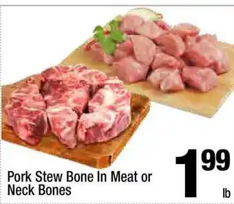 Super King Markets Pork Stew Bone In Meat Or Neck Bones offer
